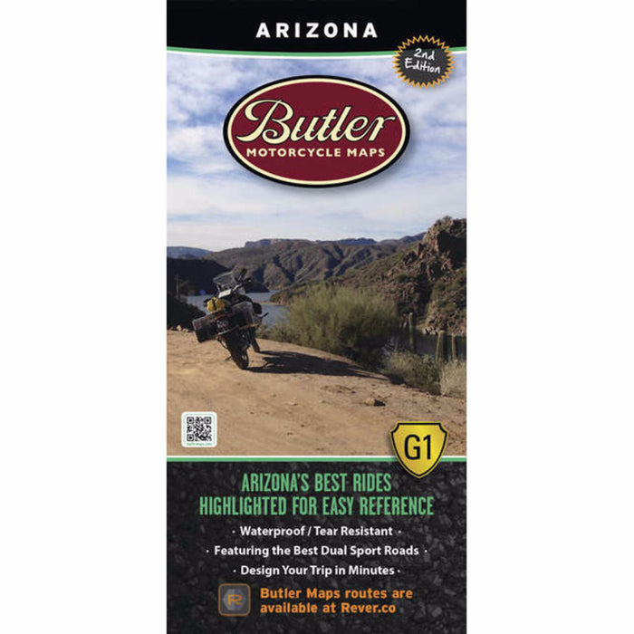 Butler Motorcycle Maps Arizona G1 Map