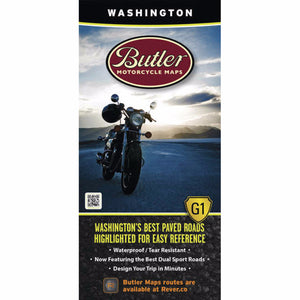 Butler Motorcycle Maps Washington State G1 Map